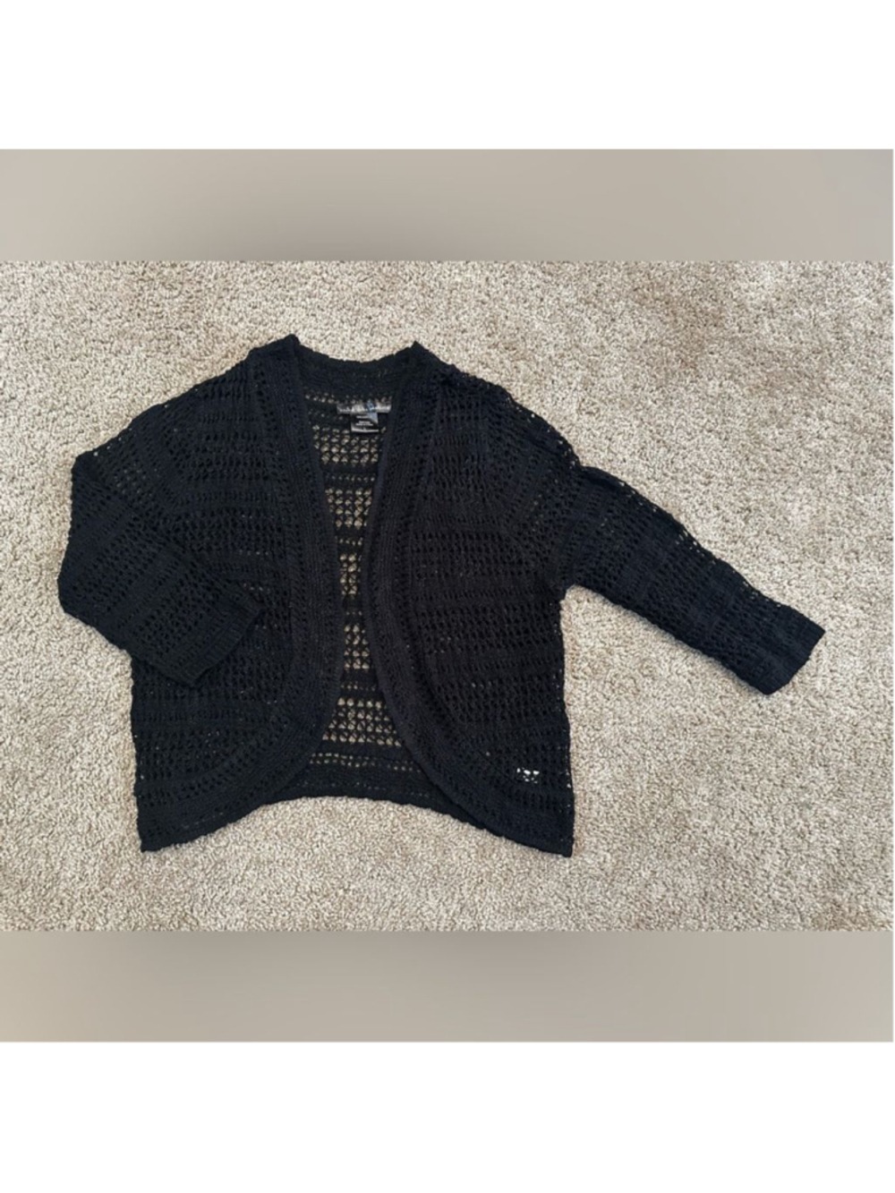 United States Sweaters Black Knit Cardigan Large